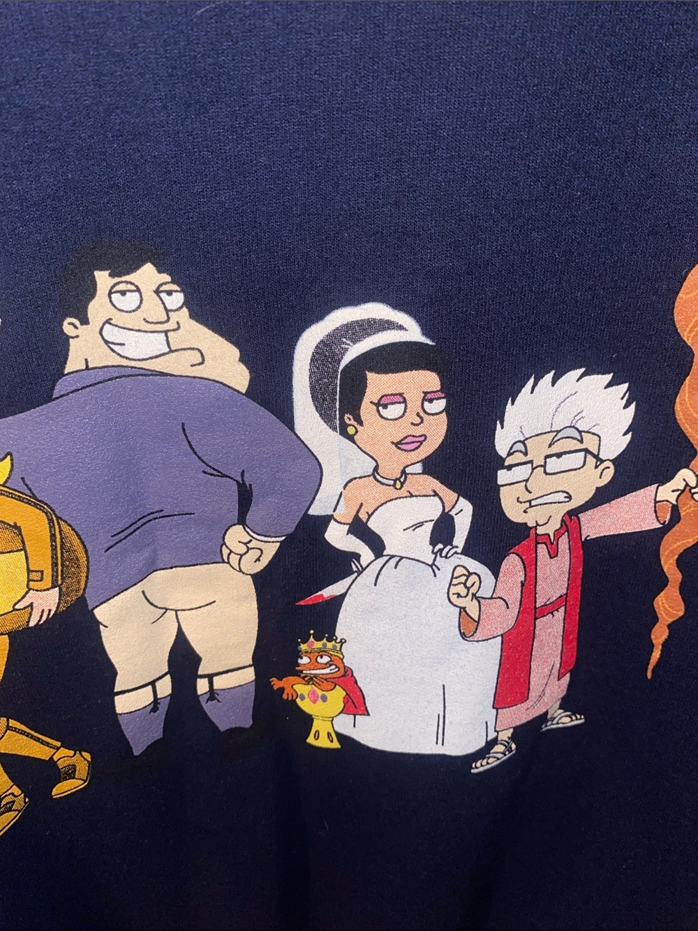 AMERICAN DAD CHARACTER- ZIP UP HOODIE JACKET - Picture 6 of 15